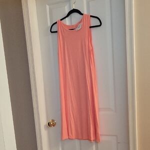Fresh Produce Ocean Tide Chloe Coral Sleeveless Dress Small